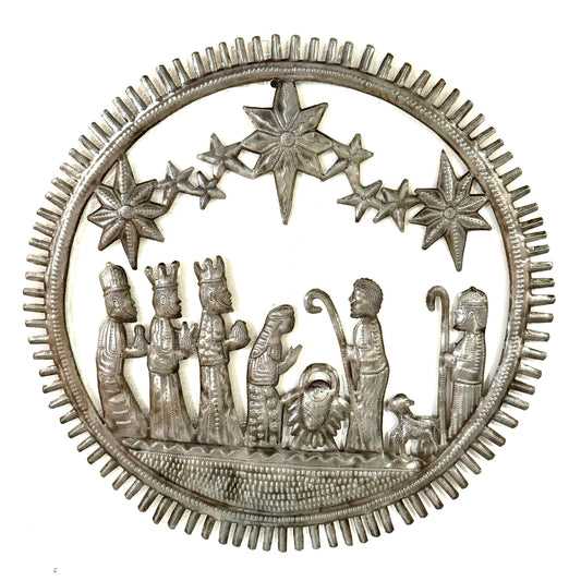 Radiant Large Hanging Nativity