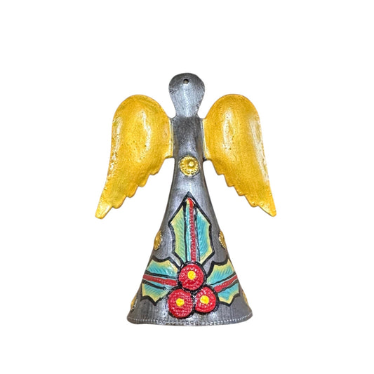 Little Holly Angel- Brushed Metal