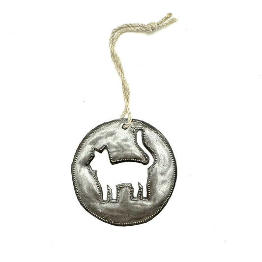 Round Kitty Ornament