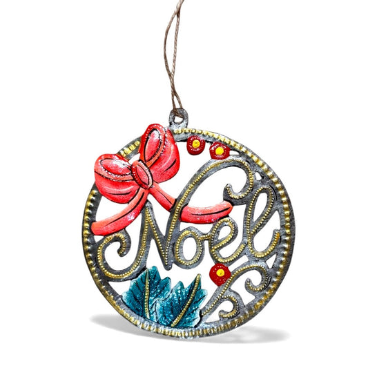 Ornament- Noel with Bows