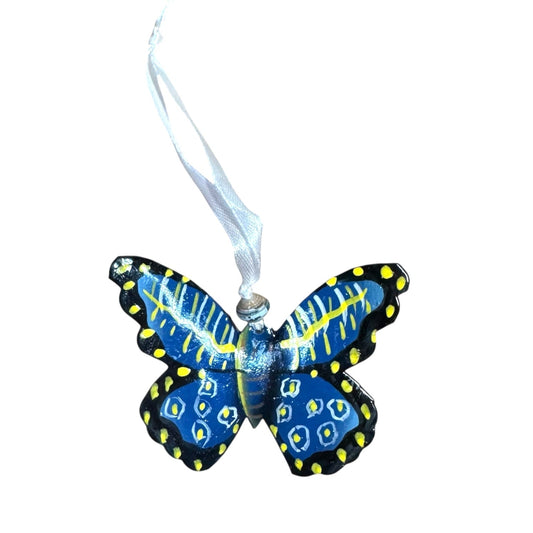 Butterfly Ornament - Dark Blue