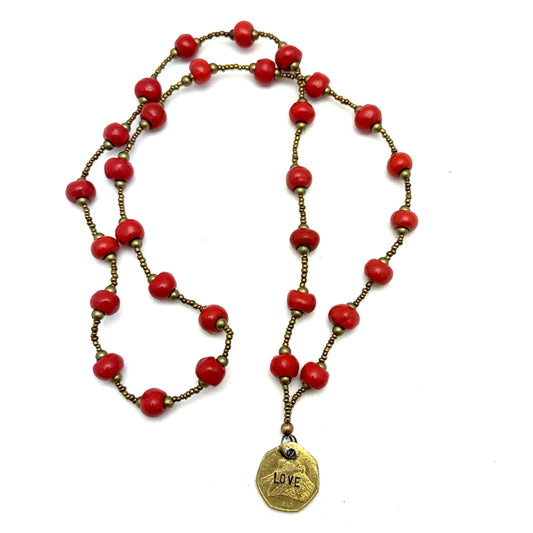 Love Coin Necklace