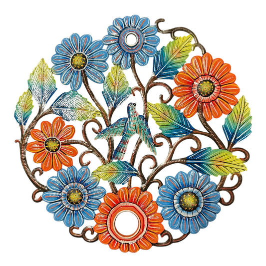 Oil Drum Top Flowers