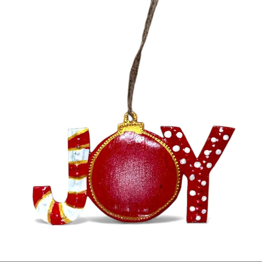 Candy Cane Joy Ornament
