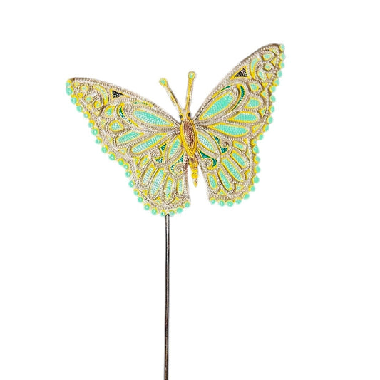 Orilien Turquoise Butterfly Garden Stake