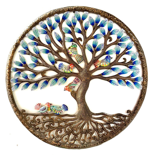 Nesmy Bronze Tree: 6 Little Birds