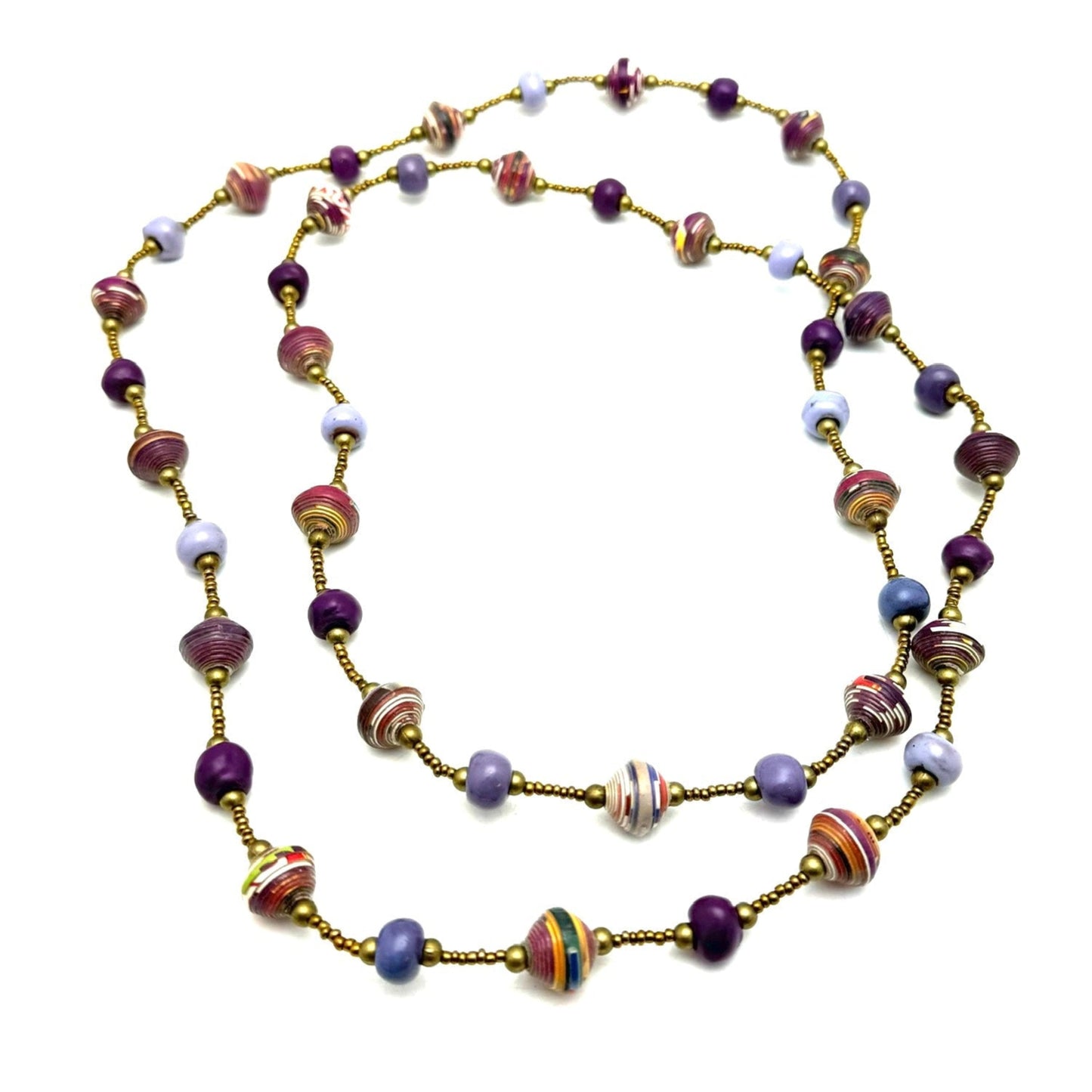 Purple Haitian Signature Necklace