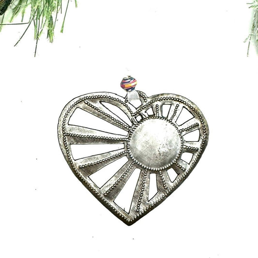 Heart Sun Ornament