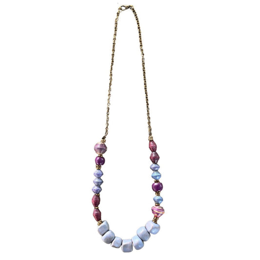 Emily Necklace- Purple
