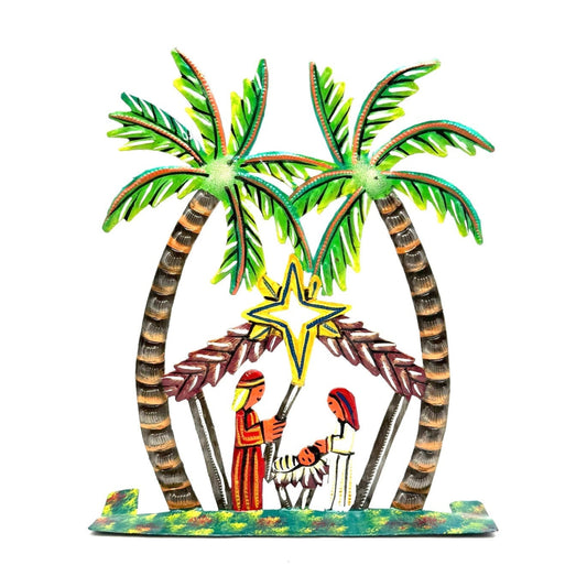 Painted Palm Nativity