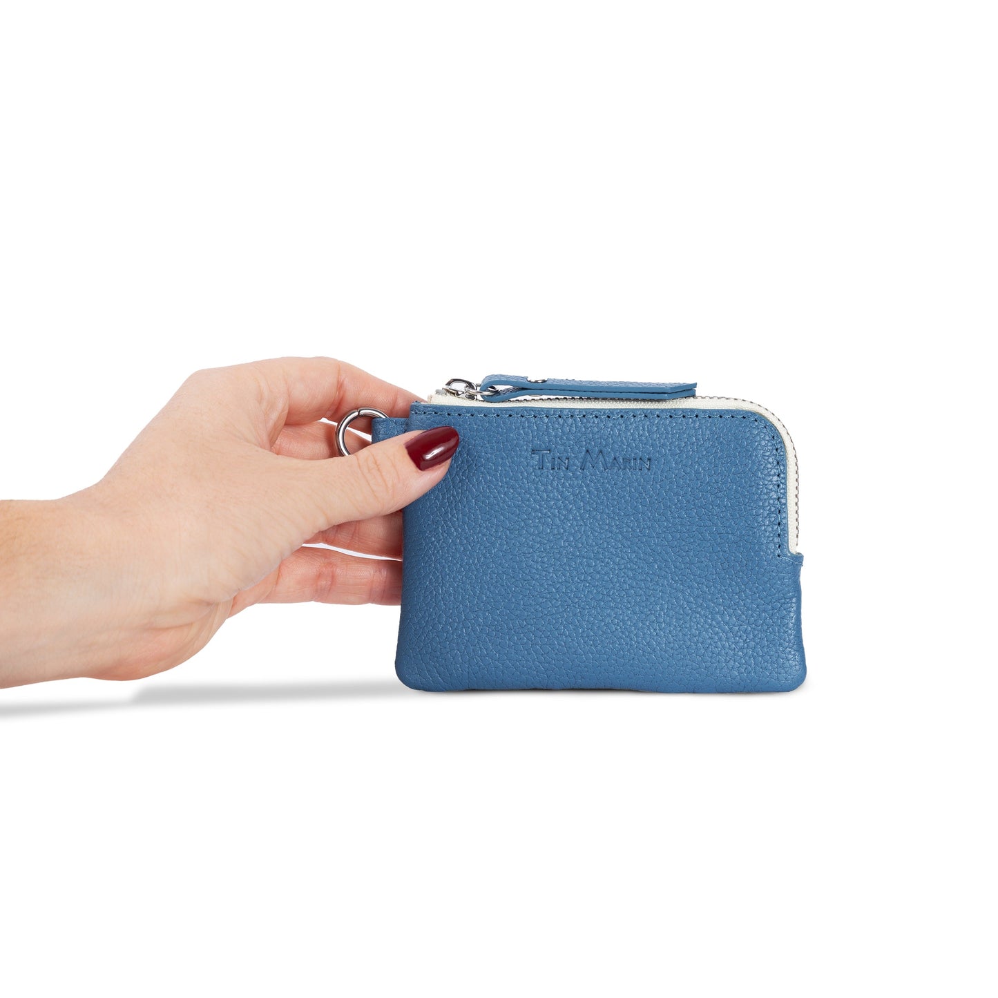 Gina Leather Top Zip Wallet - 5 Color Options