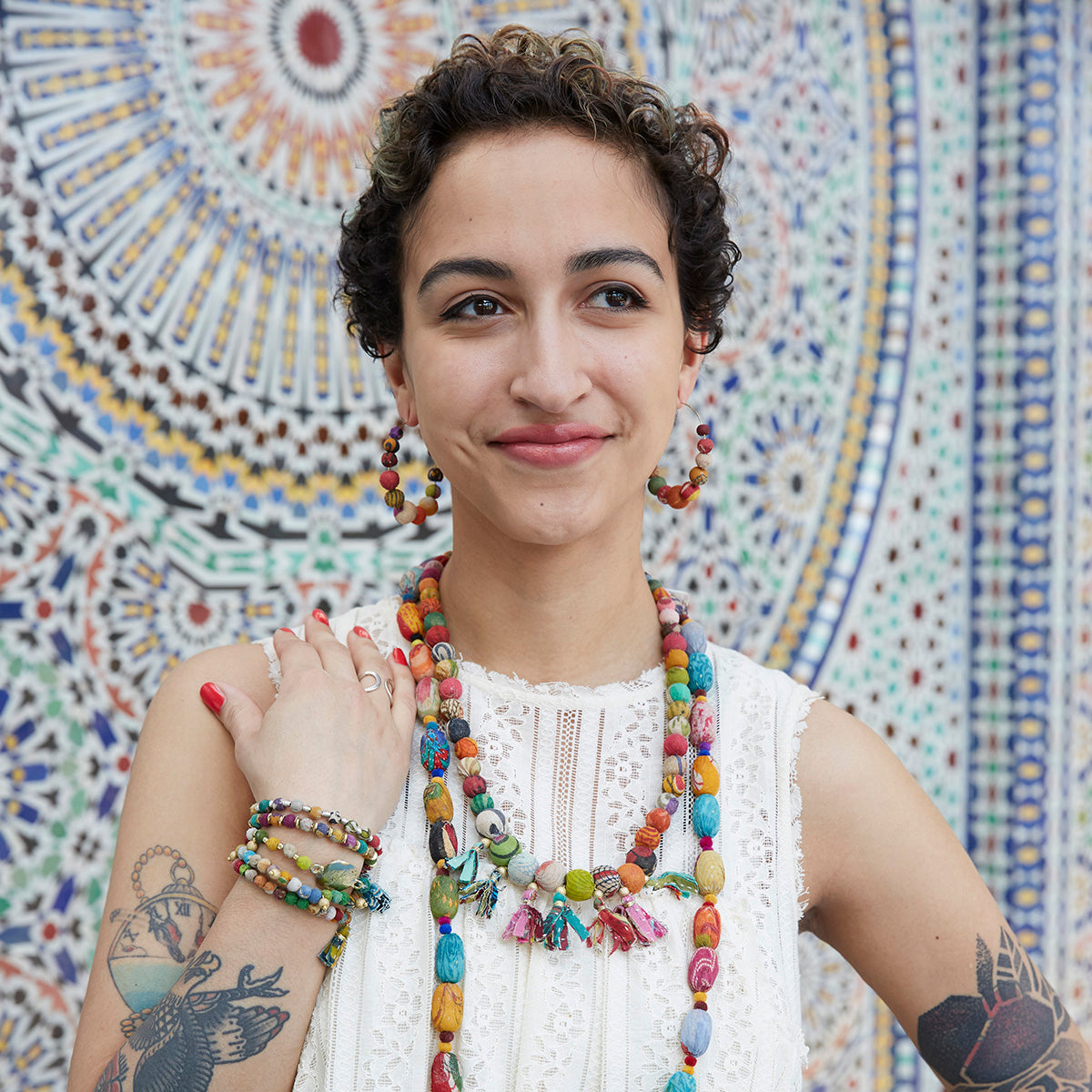 Kantha Graduated Hoops