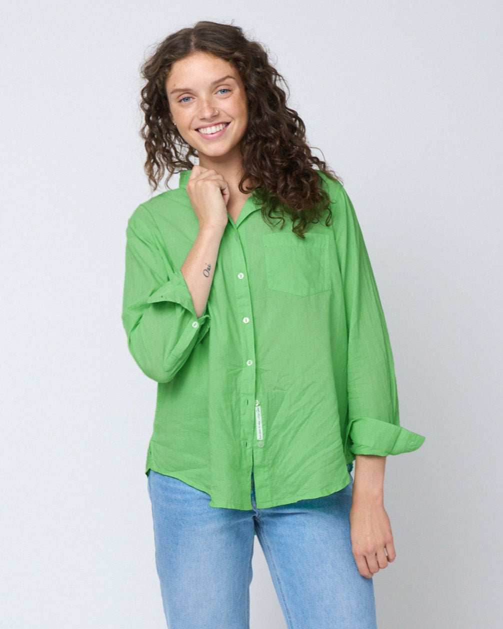 Good Boyfriend Shirt - Honeydew