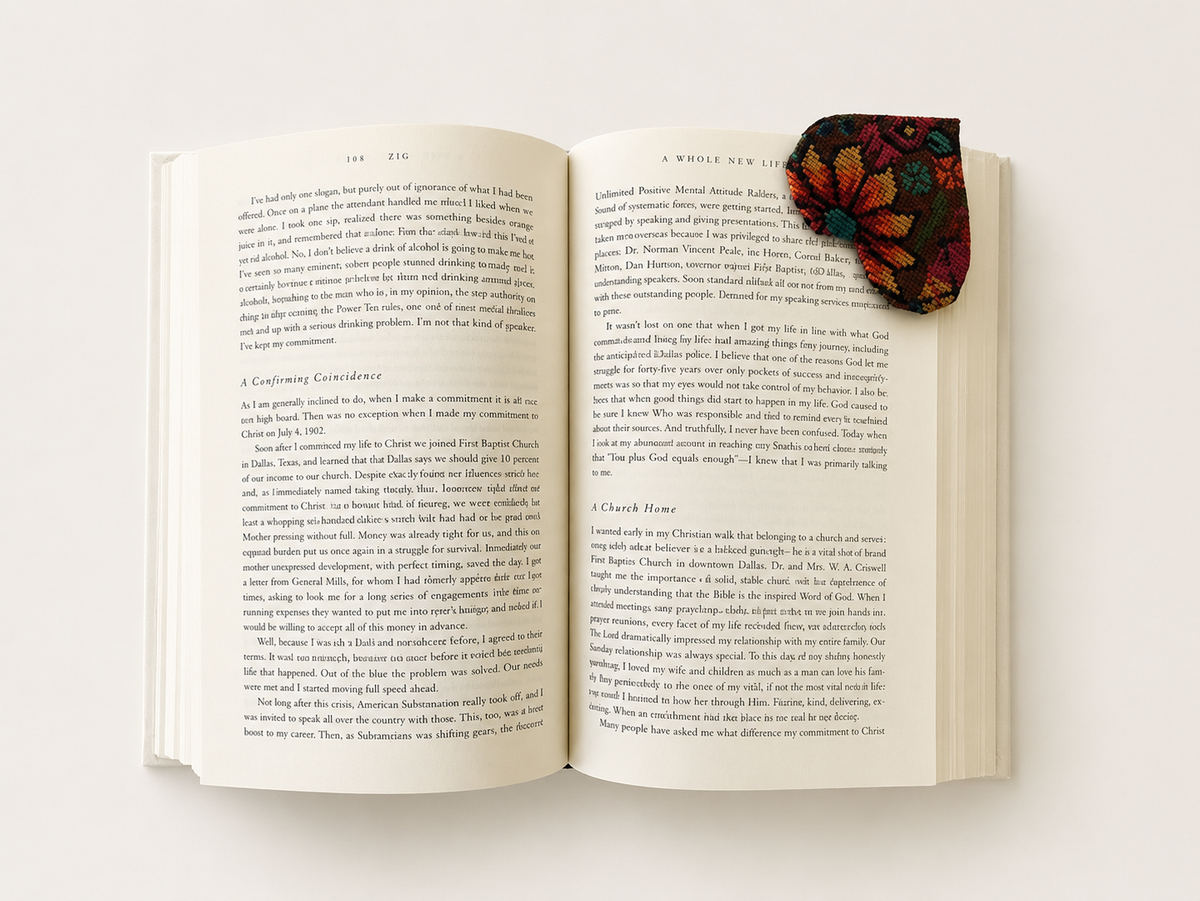 Huipil Heart Bookmark