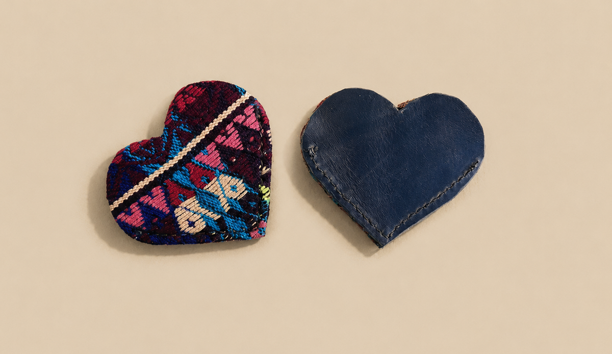 Huipil Heart Bookmark