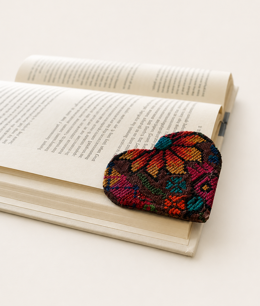 Huipil Heart Bookmark