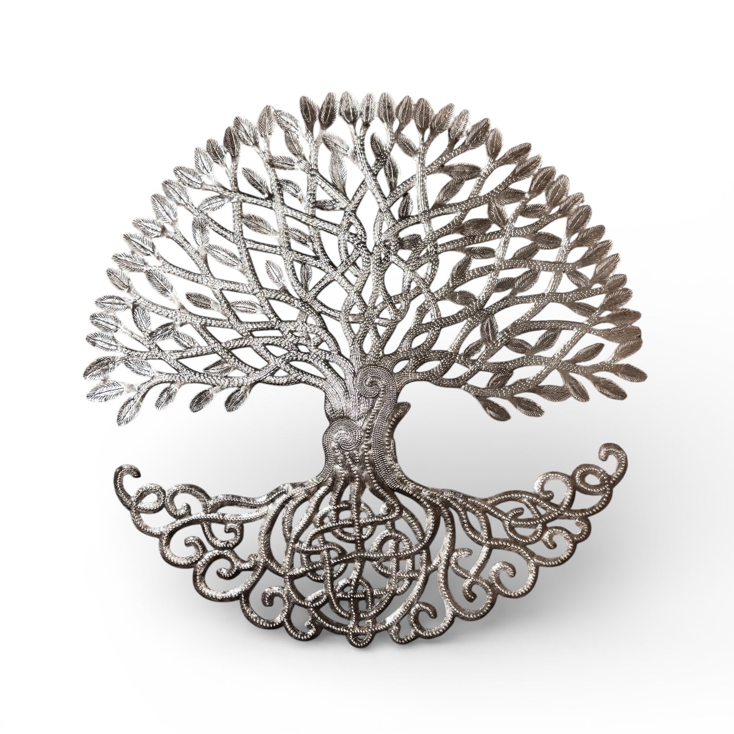 Celtic Roots Tree- Brushed Steel – Trades of Hope