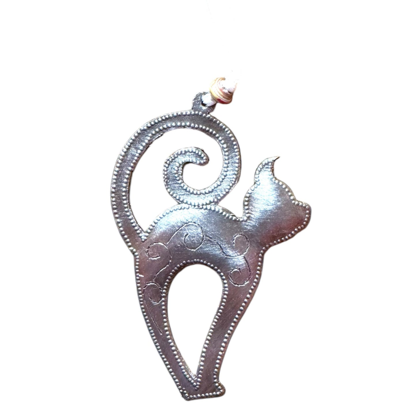 Stretching Kitty Ornament
