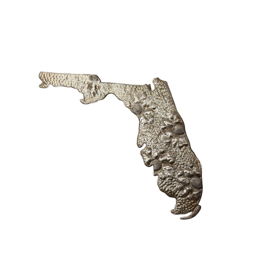 Florida Floral Metal Art