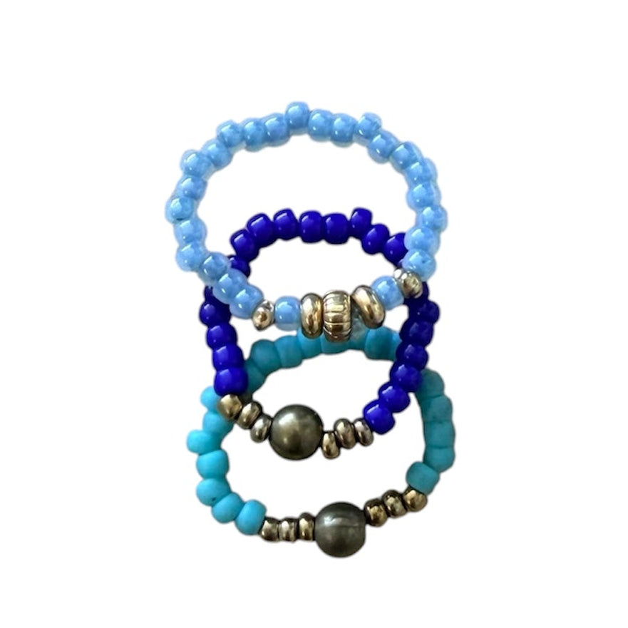 Sky Stacker Rings- Set of 3