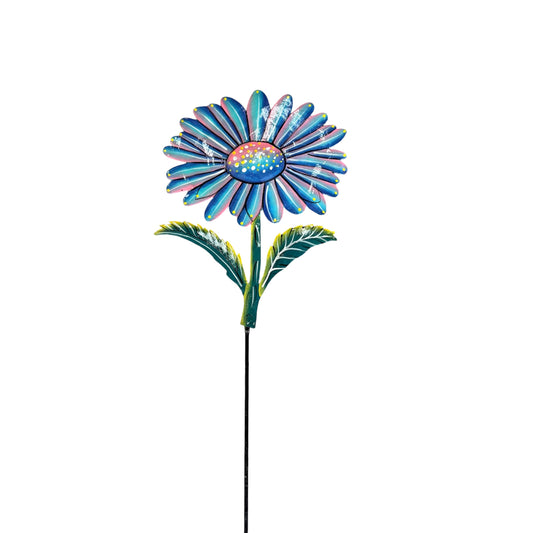 Roodlet Blue Flower Garden Stake