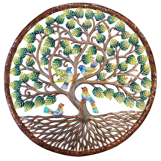 Jumbo Green and Bronze with Birds