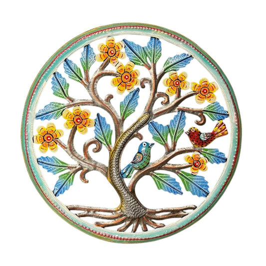 Medium Birds and Daisies