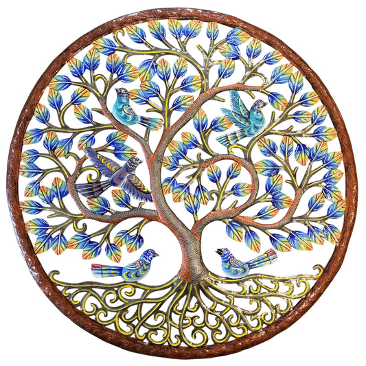 Jumbo Blue and Bronze with Birds