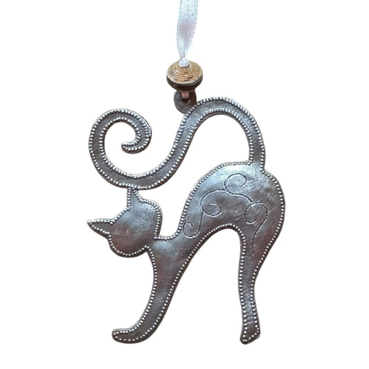 Stretching Cat Ornament