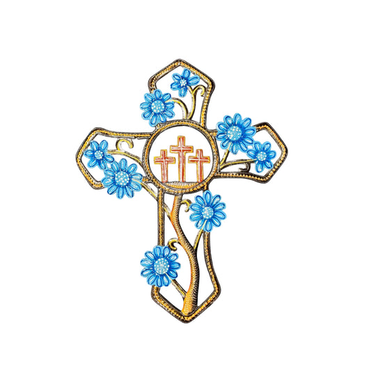 Easter Cross- Blue