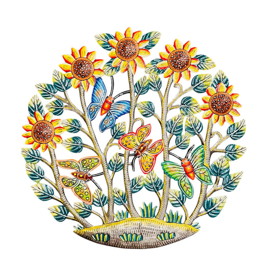 Butterflies and Sunflowers