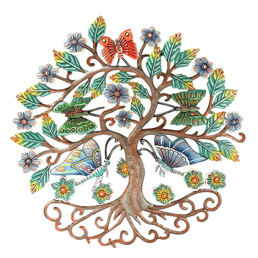 Butterflies and Flowers Tree of Life