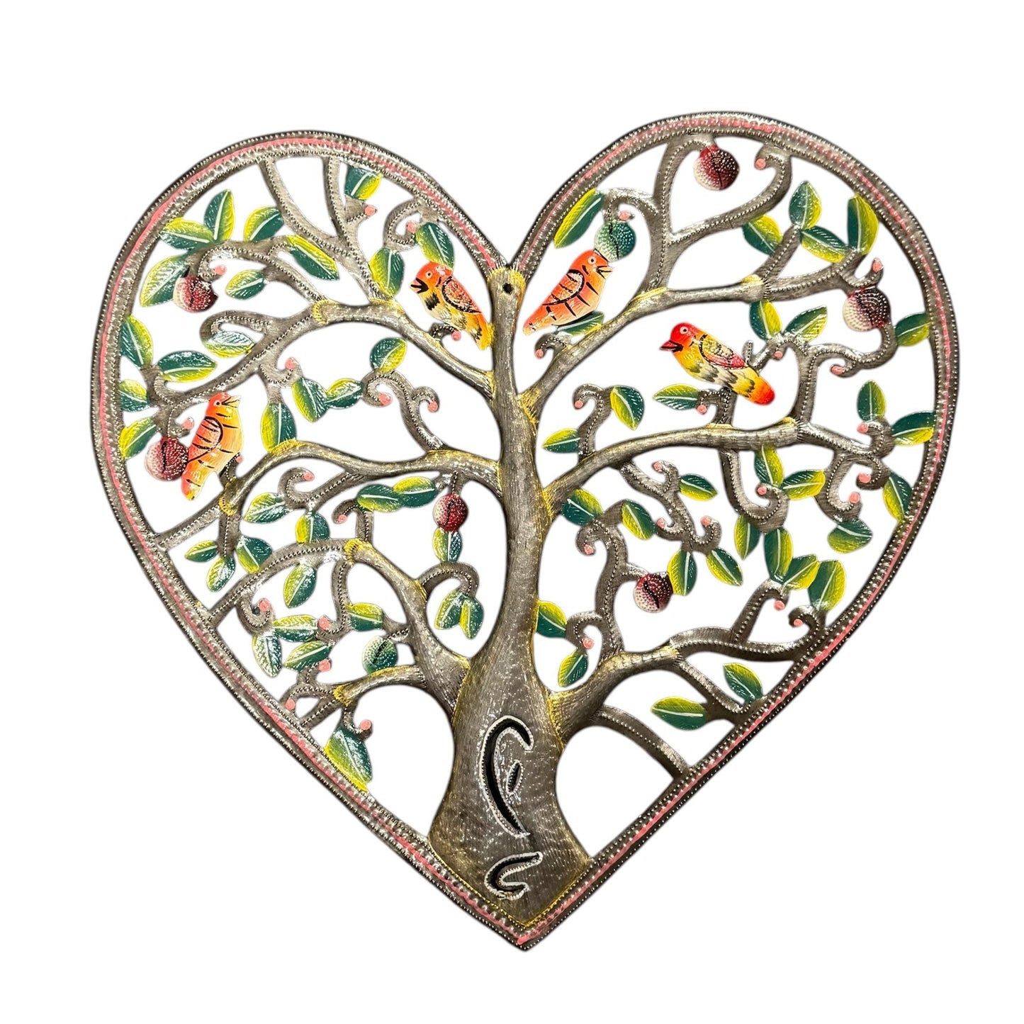 Heart Tree with Birds