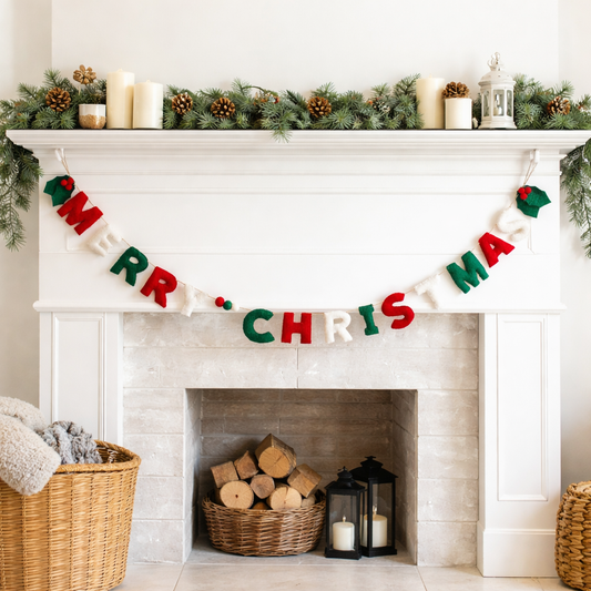 Felt Garland - Merry Christmas