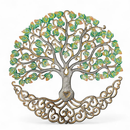 Green Tree of Life with Heart
