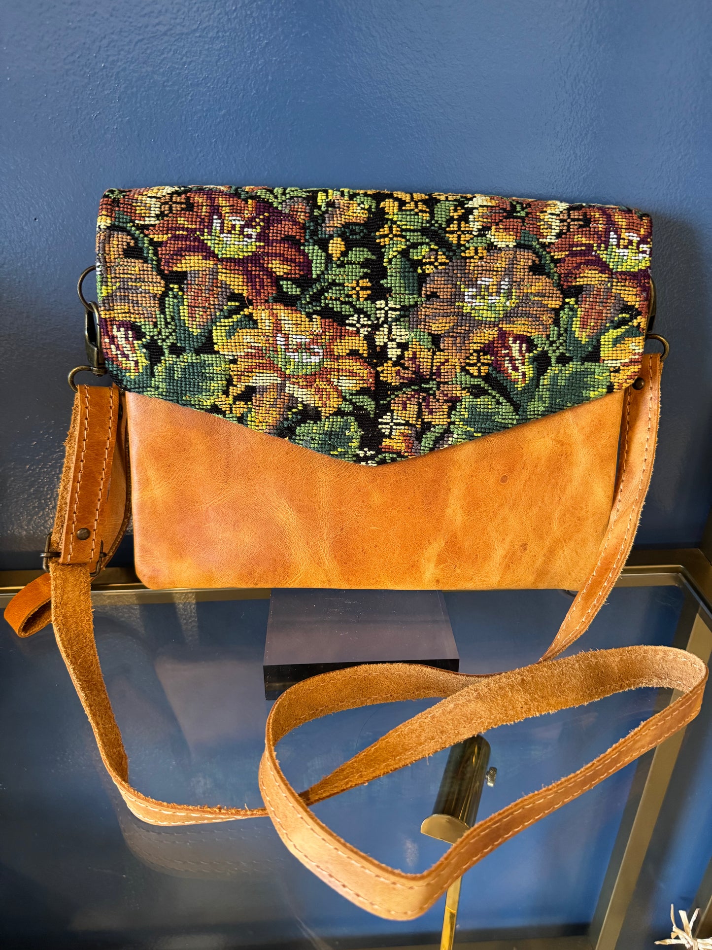 EXCLUSIVE Huipil Envelope Crossbody - Floral in Earth Tones