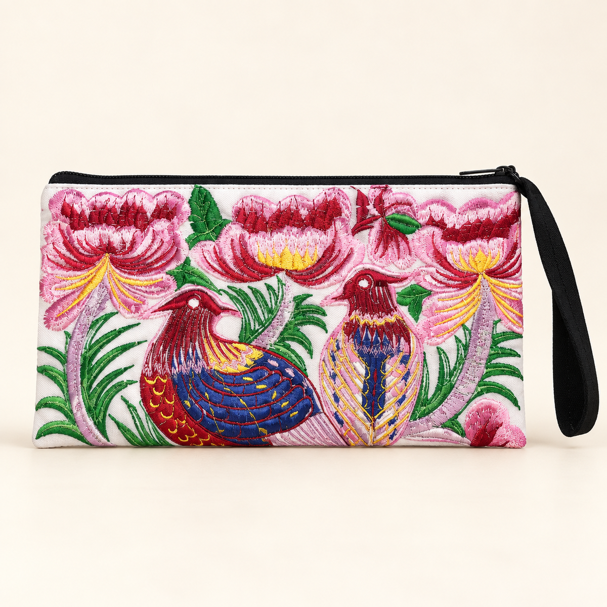 Lumily - Sarita Hmong Embroidered Wristlet - Thailand