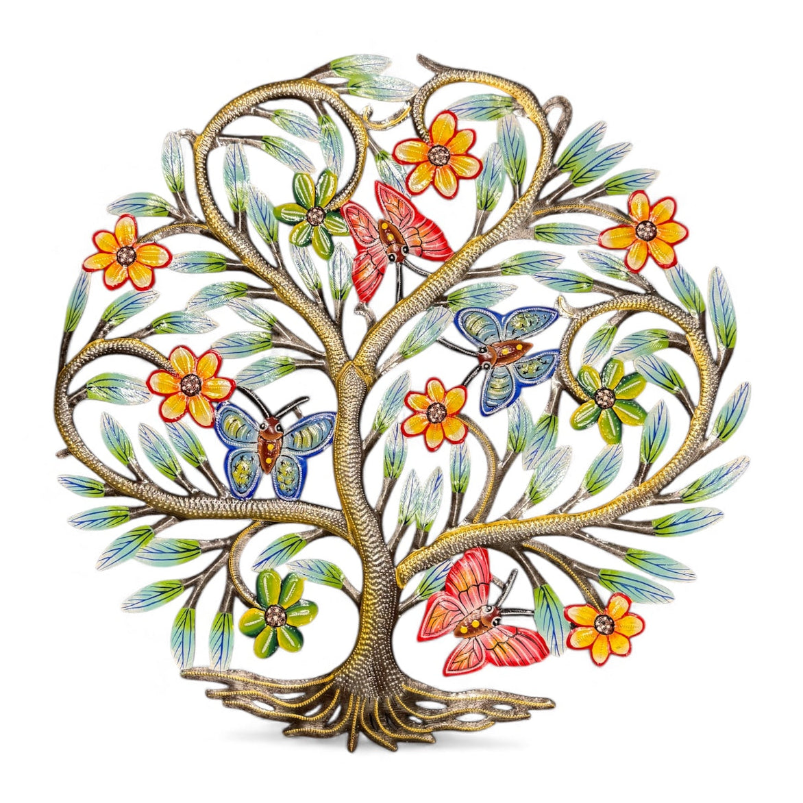 Butterflies and Flowers Tree of Life