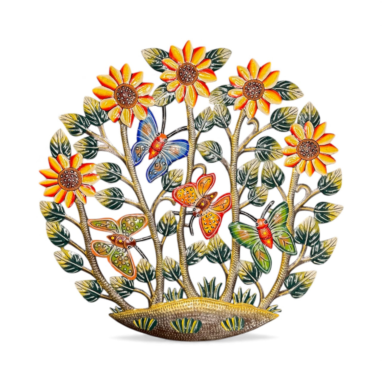 Butterflies and Sunflowers