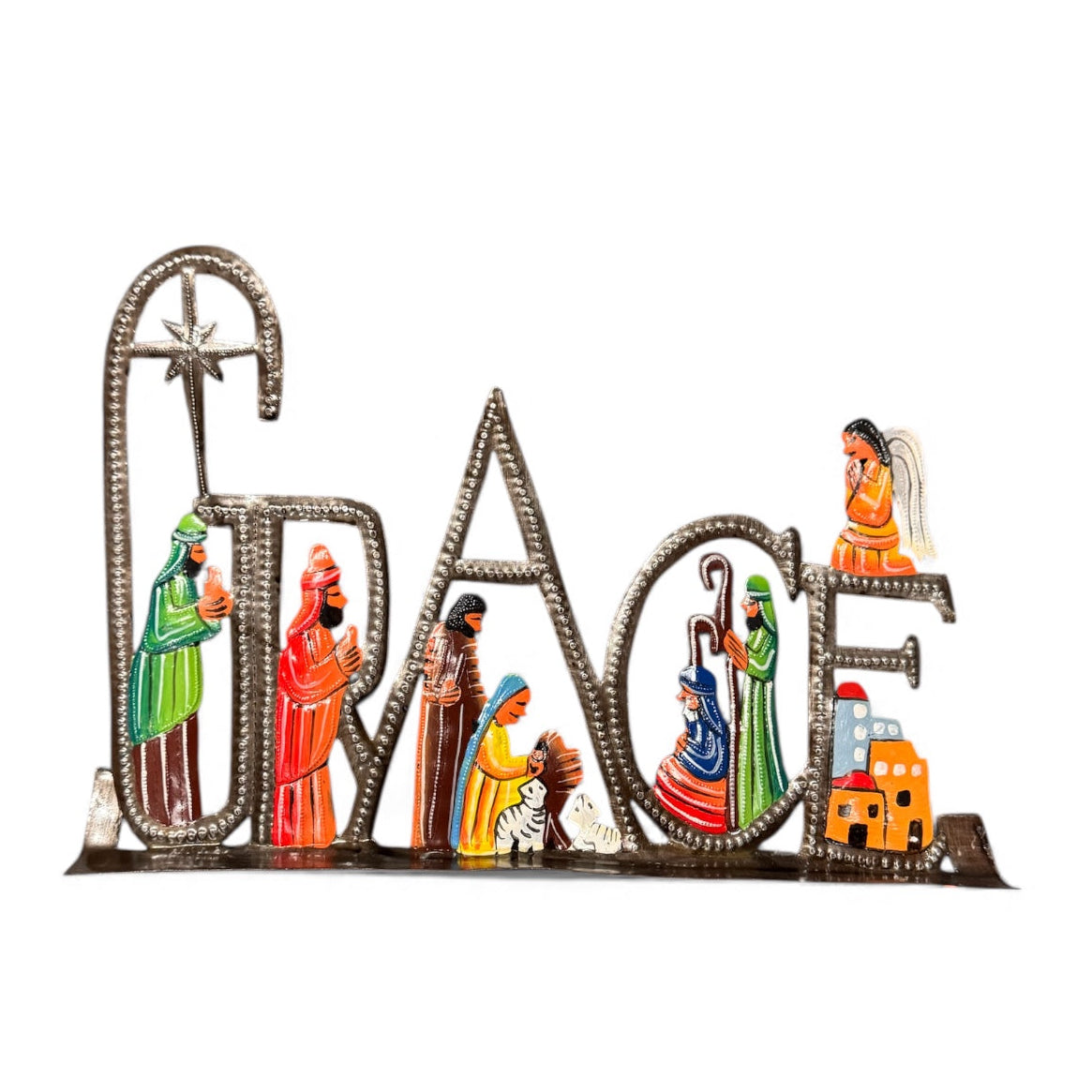 Grace Nativity Painted