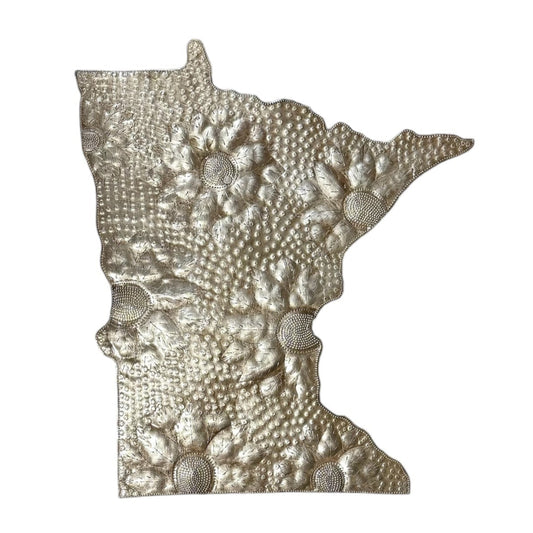 Medium Minnesota Floral Metal Art