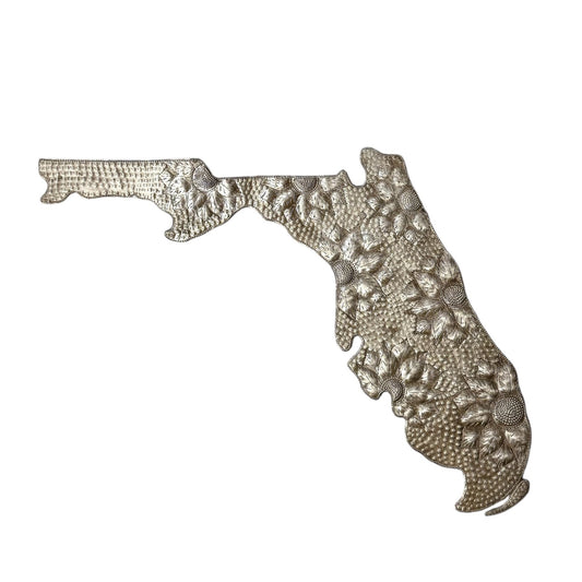 Florida Floral Metal Art