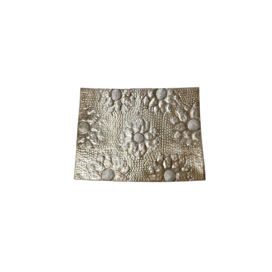 Medium Wyoming Floral Metal Art