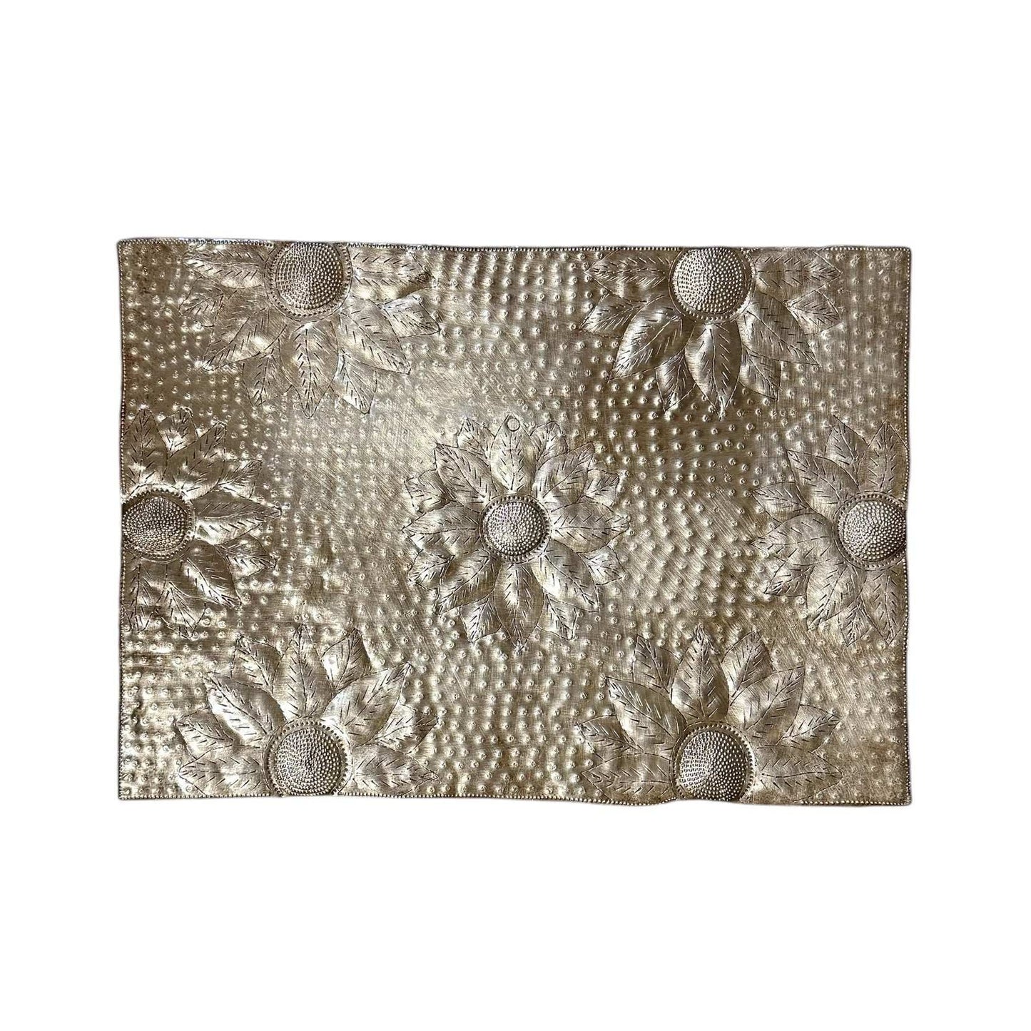 Medium Colorado Floral Metal Art
