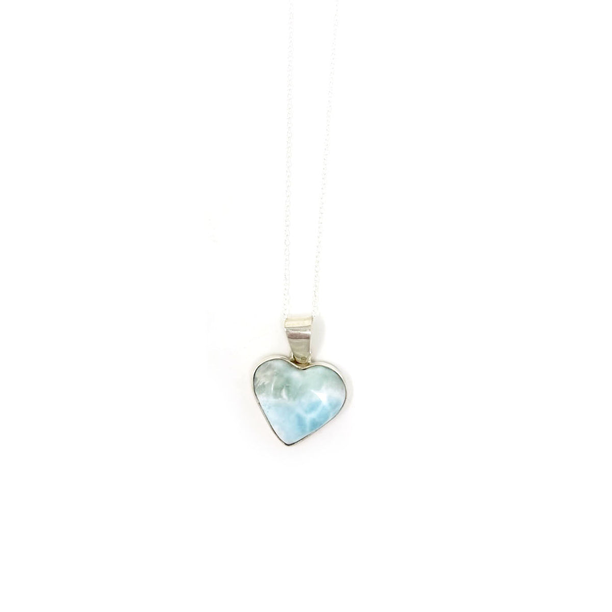 Larimar Heart Pendant