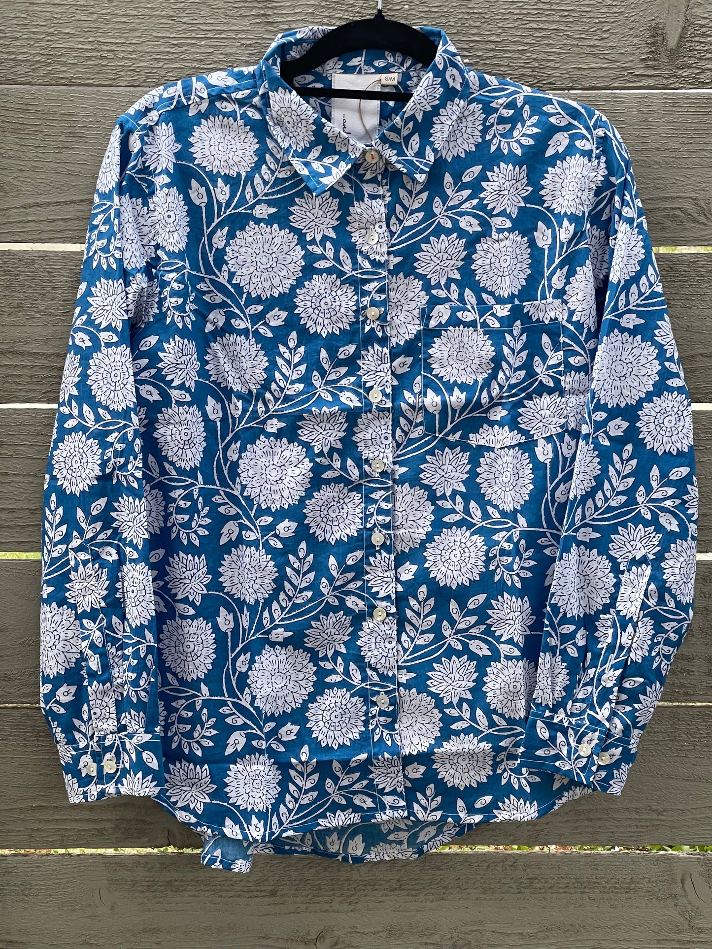 Good Boyfriend Shirt - Hydrangea Beauty Cobalt