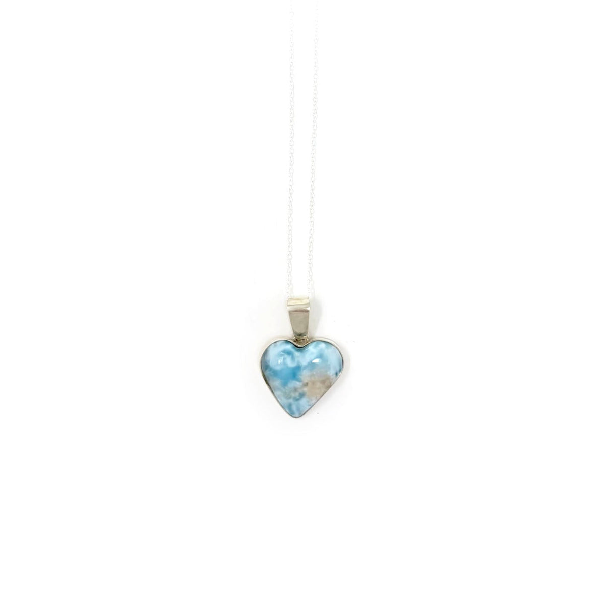 Larimar Heart Pendant