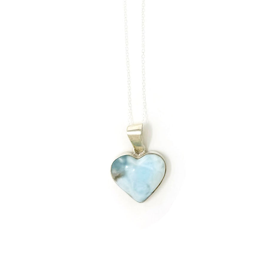Larimar Heart Pendant