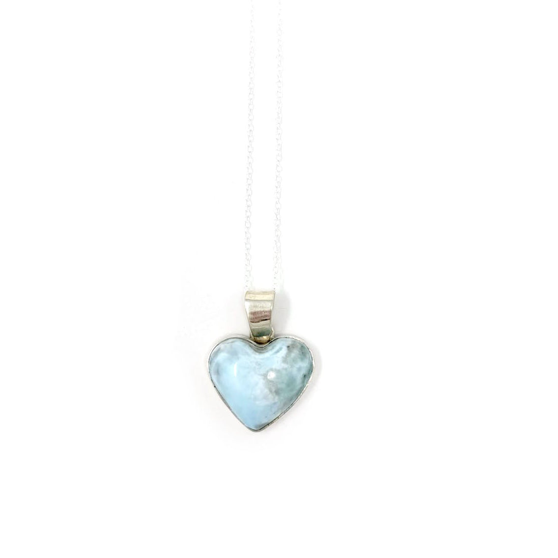 Larimar Heart Pendant