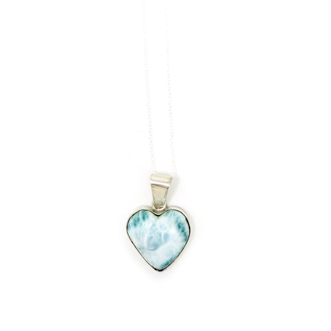 Larimar Heart Pendant